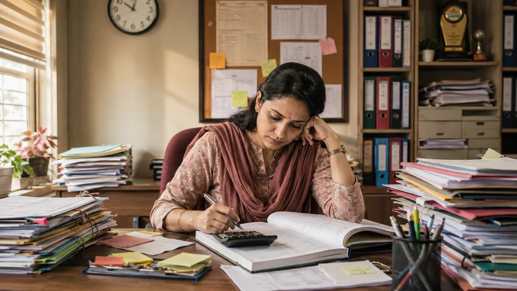 Teacher overwhelmed by manual paperwork