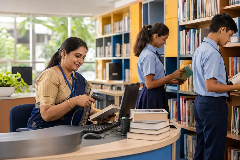 Library school ERP feature in Maskeen Edutech