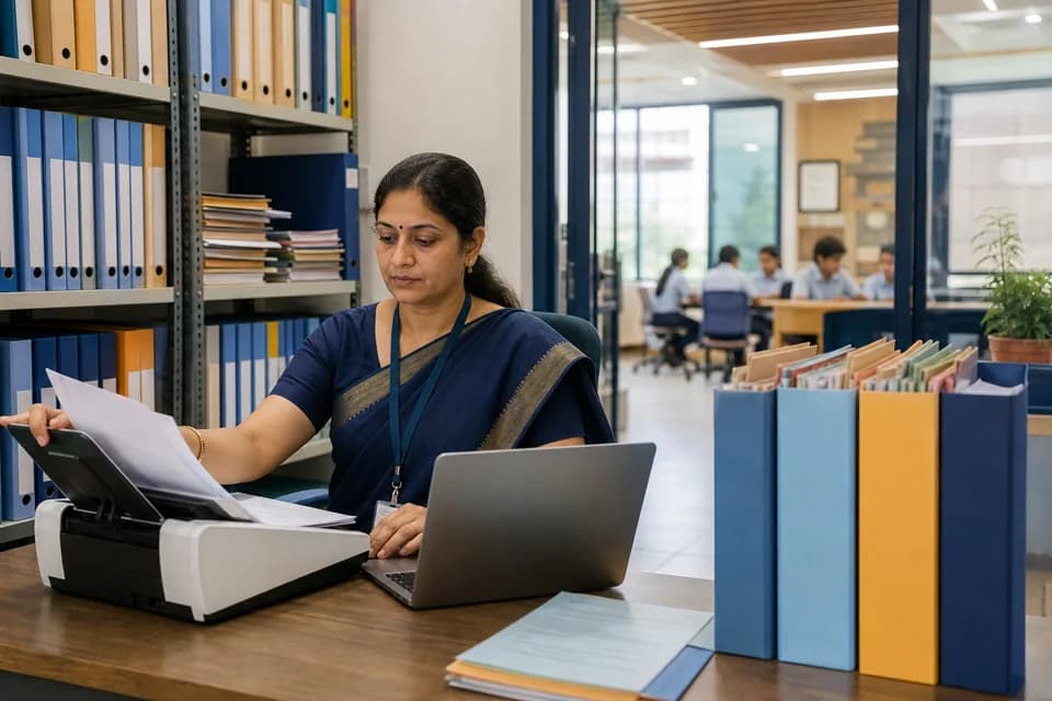 Documents & Templates school ERP feature in Maskeen Edutech