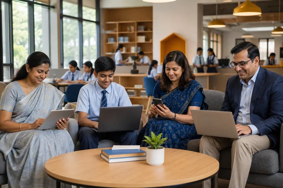 Dedicated User Portals school ERP feature in Maskeen Edutech